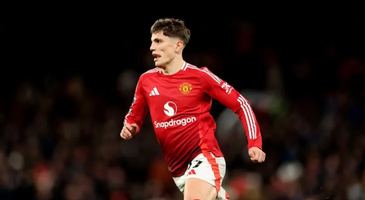 Napoli Eye Manchester United’s Alejandro Garnacho as Khvicha Kvaratskhelia’s Replacement