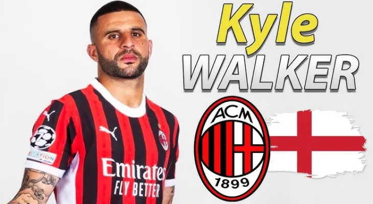 Man City Captain Kyle Walker in Italy Ahead of AC Milan Transfer