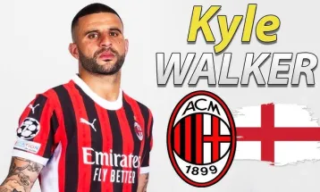 Man City Captain Kyle Walker in Italy Ahead of AC Milan Transfer